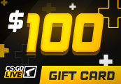 CSGOLive 100 USD Gift Card