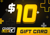 CSGOLive 10 USD Gift Card