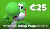 Nintendo eShop Wii 3DS WiiU Switch Gamecard 25 EUR