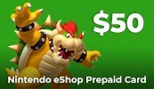 Nintendo EShop Prepaid Card $50 US Key