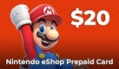 Nintendo EShop Prepaid Card $20 CA Key