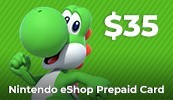 Nintendo EShop Prepaid Card $35 CA Key