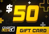 CSGOLive 50 USD Gift Card