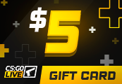 CSGOLive 5 USD Gift Card