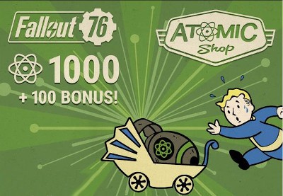 Fallout 76 - 1000 (+100 Bonus) Atoms XBOX One CD Key