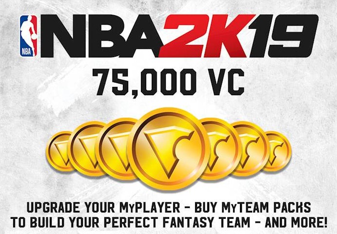 NBA 2K19 - 75,000 VC Pack XBOX One CD Key
