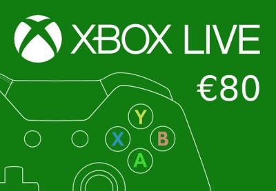 XBOX Live €80 Prepaid Card EU