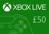XBOX Live £50 Prepaid Card UK