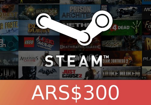 🥇Tarjeta Regalo 300 ARS (Argentina) (Steam)