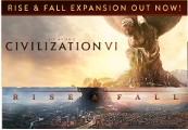 Sid Meier’s Civilization VI + Rise And Fall DLC Steam CD Key