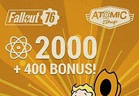 Fallout 76 - 2000 (+400 Bonus) Atoms XBOX One CD Key