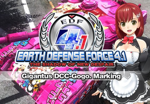 EARTH DEFENSE FORCE 4.1 - Gigantus DCC-Gogo. Marking DLC Steam CD Key