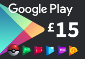 Google Play £15 UK Gift Card