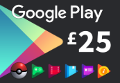 Google Play £25 UK Gift Card