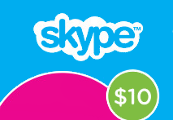 Skype Credit $10 US Prepaid Card