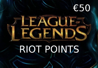 League of Legends LOL Riot Points Gamecard 50 EUR