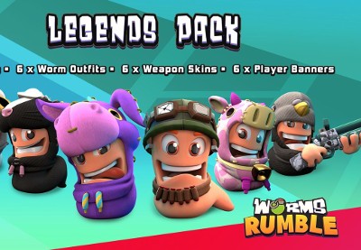 Worms Rumble - Legends Pack DLC EU Steam CD Key
