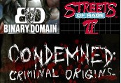 Binary Domain + Condemned + Streets Of Rage 2 Steam CD Key