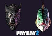 PAYDAY 2 - Lycanwulf And The One Below Masks DLC Steam CD Key
