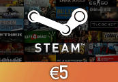 Steam Wallet Card €5 EU Activation Code