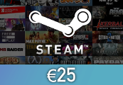 Steam Wallet Card €25 Global Activation Code