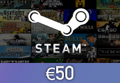 Steam Wallet Card €50 Global Activation Code