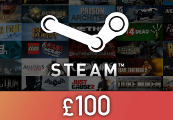 Steam Wallet Card £100 Global Activation Code