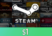 Steam Wallet Card $1 Global Activation Code