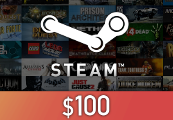 Steam Wallet Card $100 US Activation Code