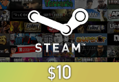 Steam Gift Card $10 - For USD Currency Accounts Global Activation Code