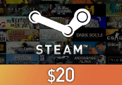 Steam Gift Card $20 - For USD Currency Accounts Global Activation Code