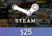 Steam Wallet Card $25 US Activation Code
