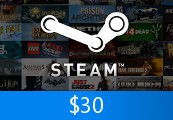 Steam Gift Card $30 US Activation Code