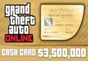 Grand Theft Auto Online - $3,500,000 The Whale Shark Cash Card PC Activation Code