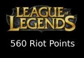 League of Legends 560 RP Prepaid Card BR