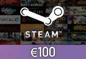 Steam Wallet Card 100 يورو Global Activation الرمز