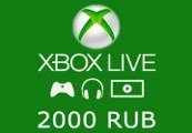 XBOX Live 2000 RUB Prepaid Card RU