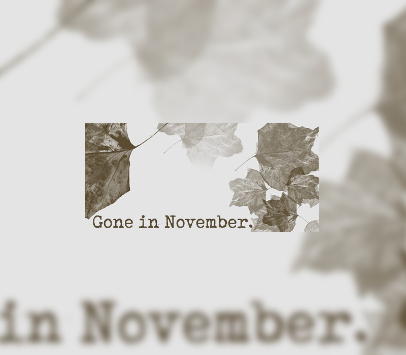 Gone In November PC Steam CD Key