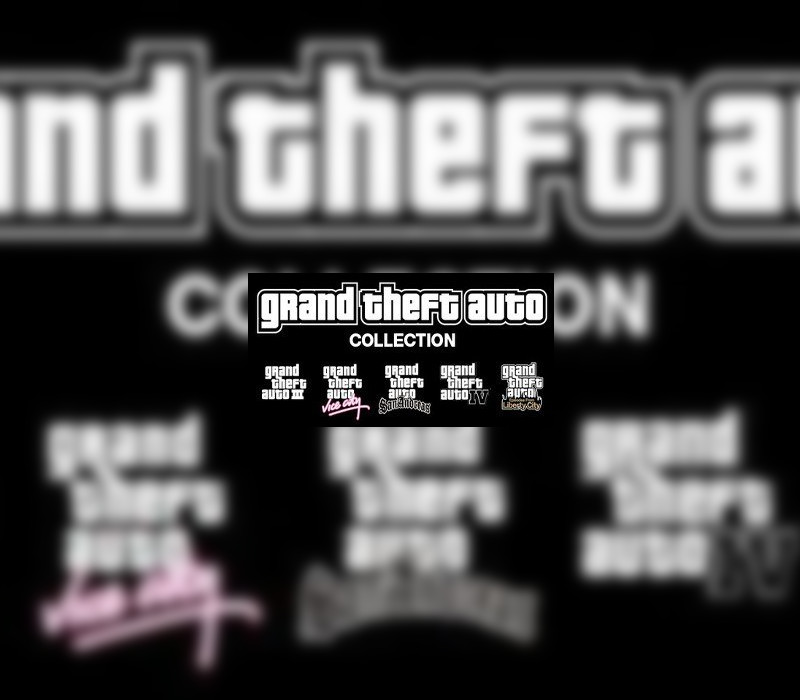 Grand Theft Auto Collection RoW PC Steam Gift