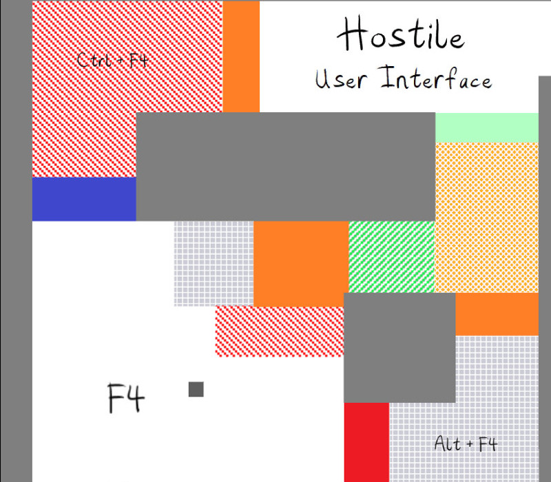Hostile User Interface PC Steam CD Key