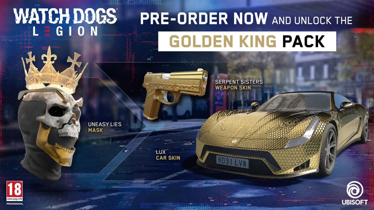 Watch Dogs: Legion - Golden King Pack DLC EU Xbox Series X,S CD Key