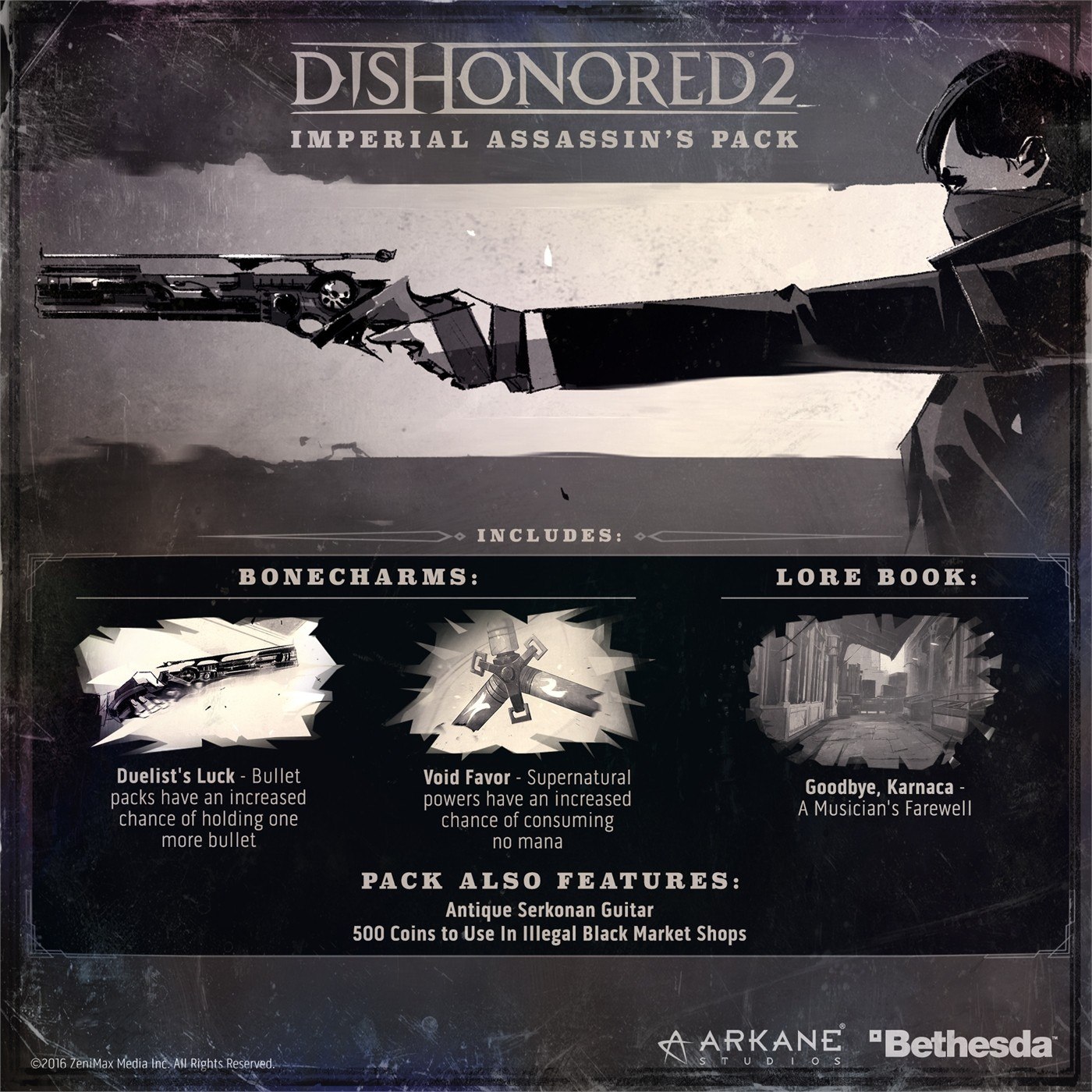 Dishonored 2 - Imperial Assassin's DLC XBOX One / Xbox Series X,S CD Key