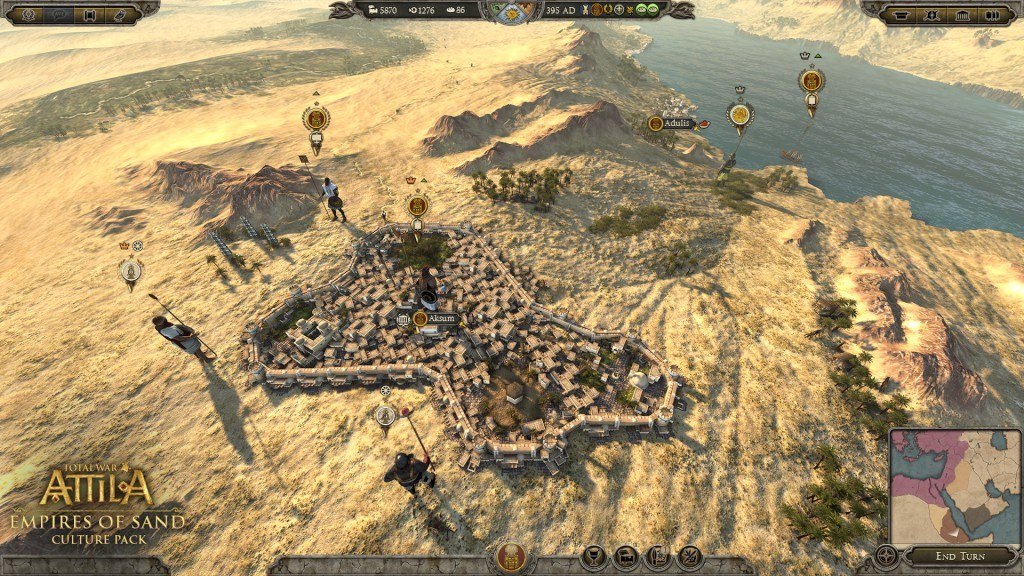 Total War: ATTILA - Empires Of Sand Culture Pack DLC RU VPN Activated Steam CD Key