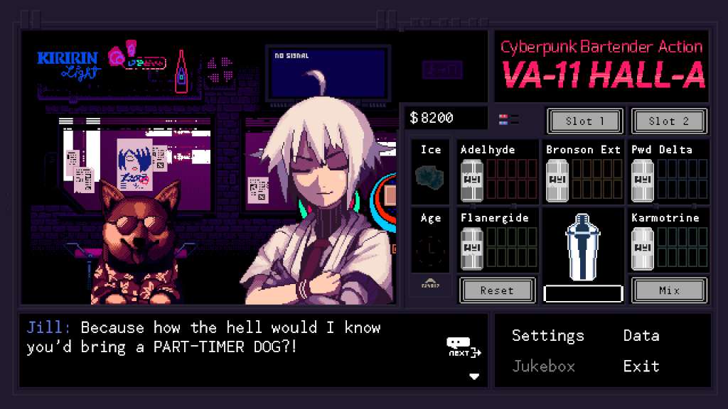 VA-11 Hall-A: Cyberpunk Bartender Action Steam CD Key