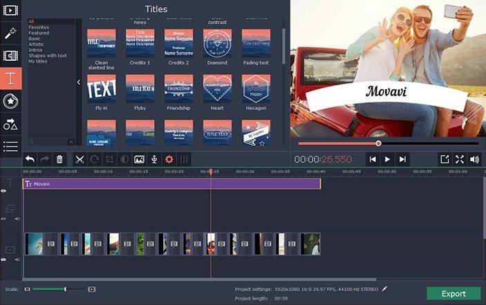 Movavi Video Editor 15 Key (Lifetime / 1 PC)