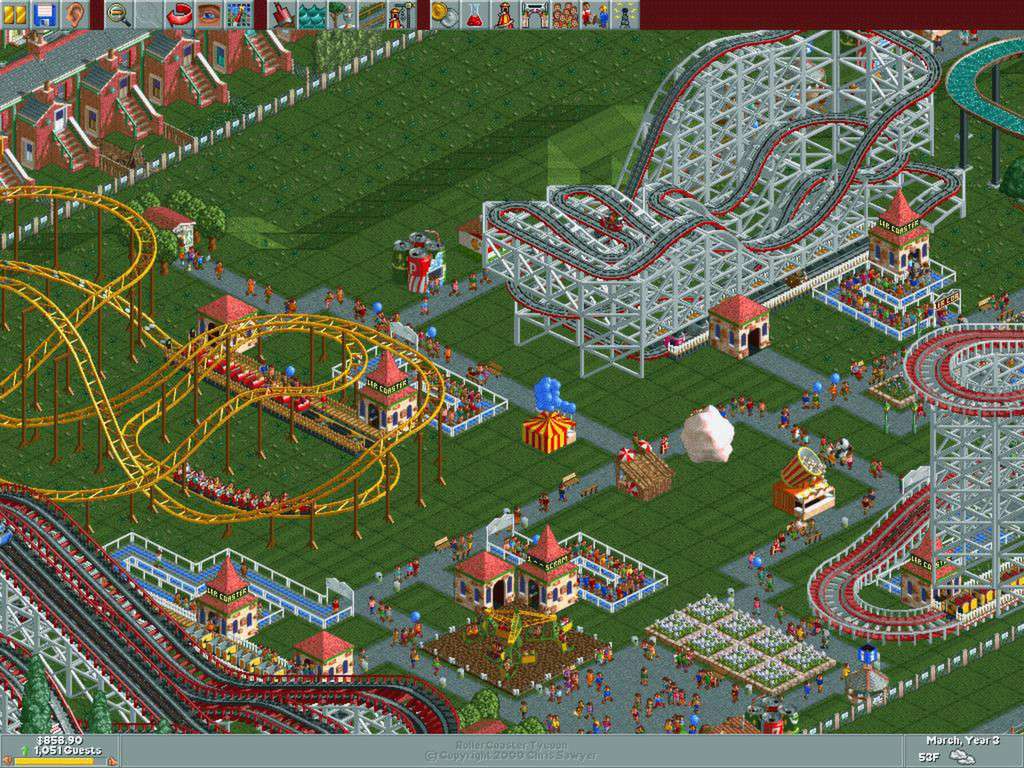 RollerCoaster Tycoon: Deluxe Steam Gift