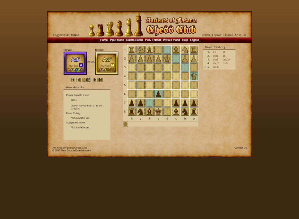 Ancients Of Fasaria: Chess Club Steam CD Key