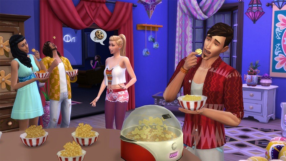 The Sims 4 - Movie Hangout Stuff DLC Origin CD Key