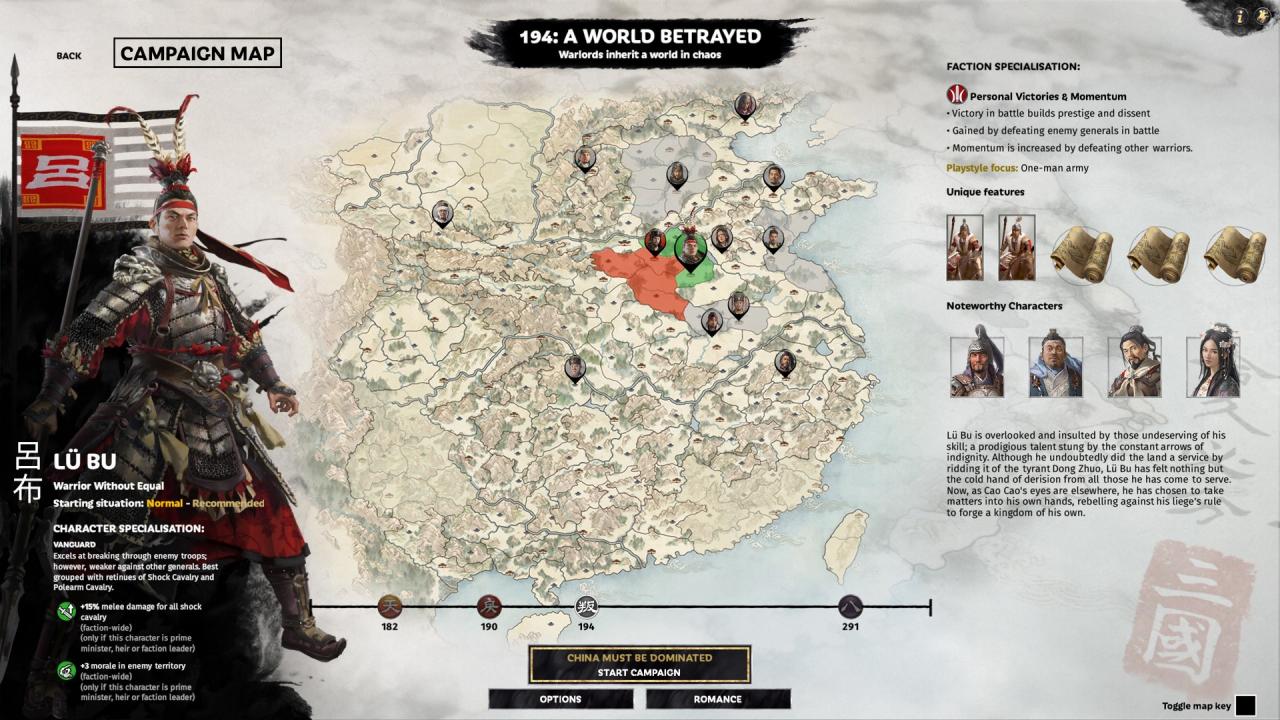 Total War: THREE KINGDOMS - A World Betrayed DLC Steam CD Key