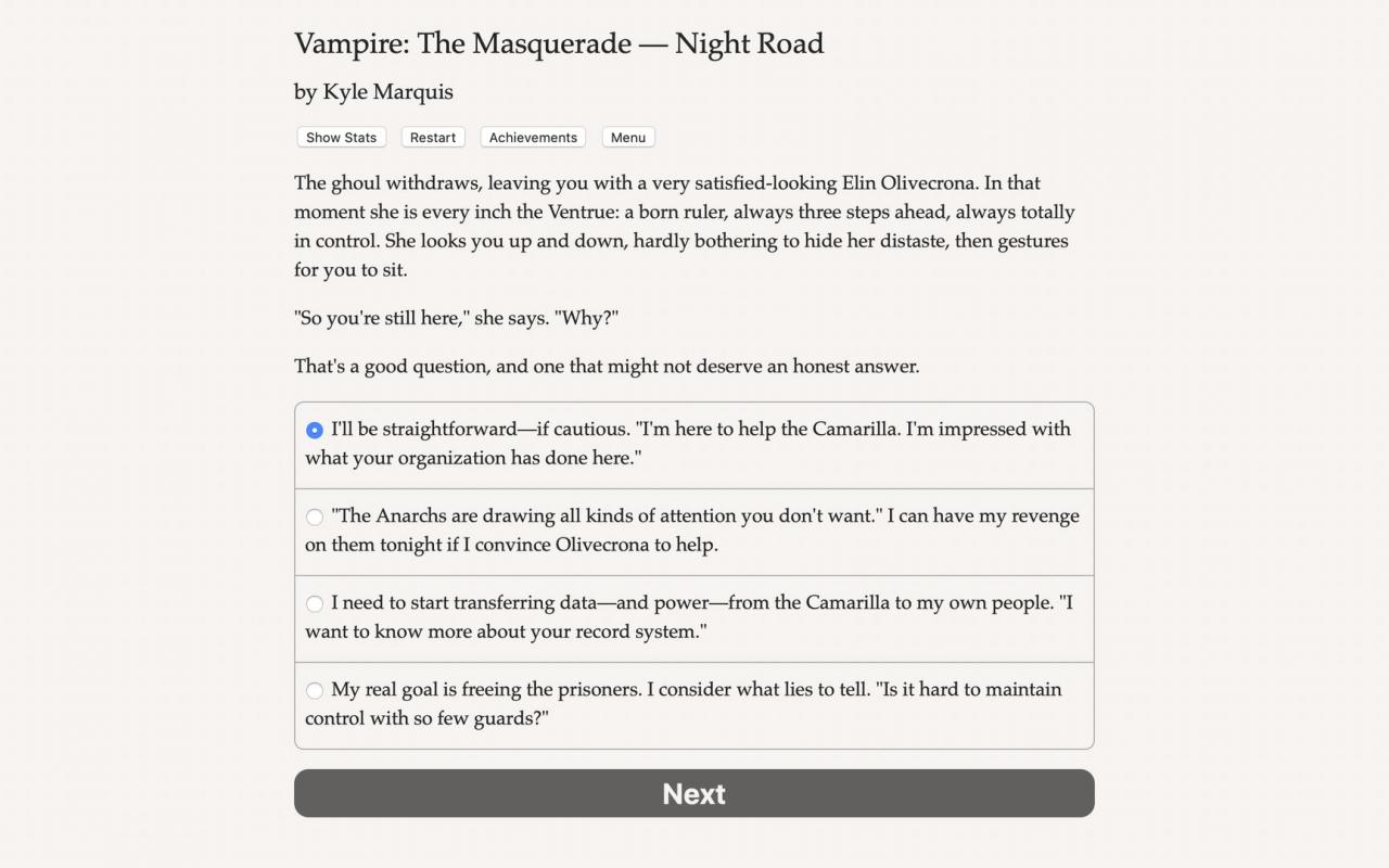 Vampire: The Masquerade - Night Road Steam CD Key